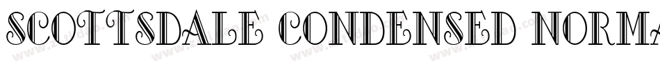 Scottsdale Condensed Normal字体转换